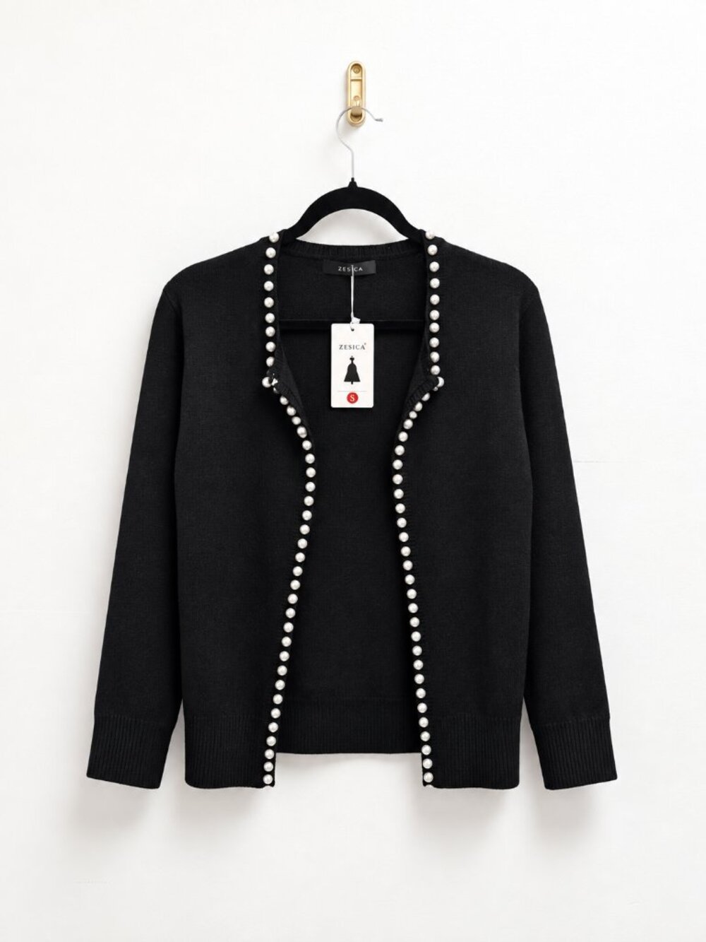 Zesica Pearl Cardigan Shrug-On